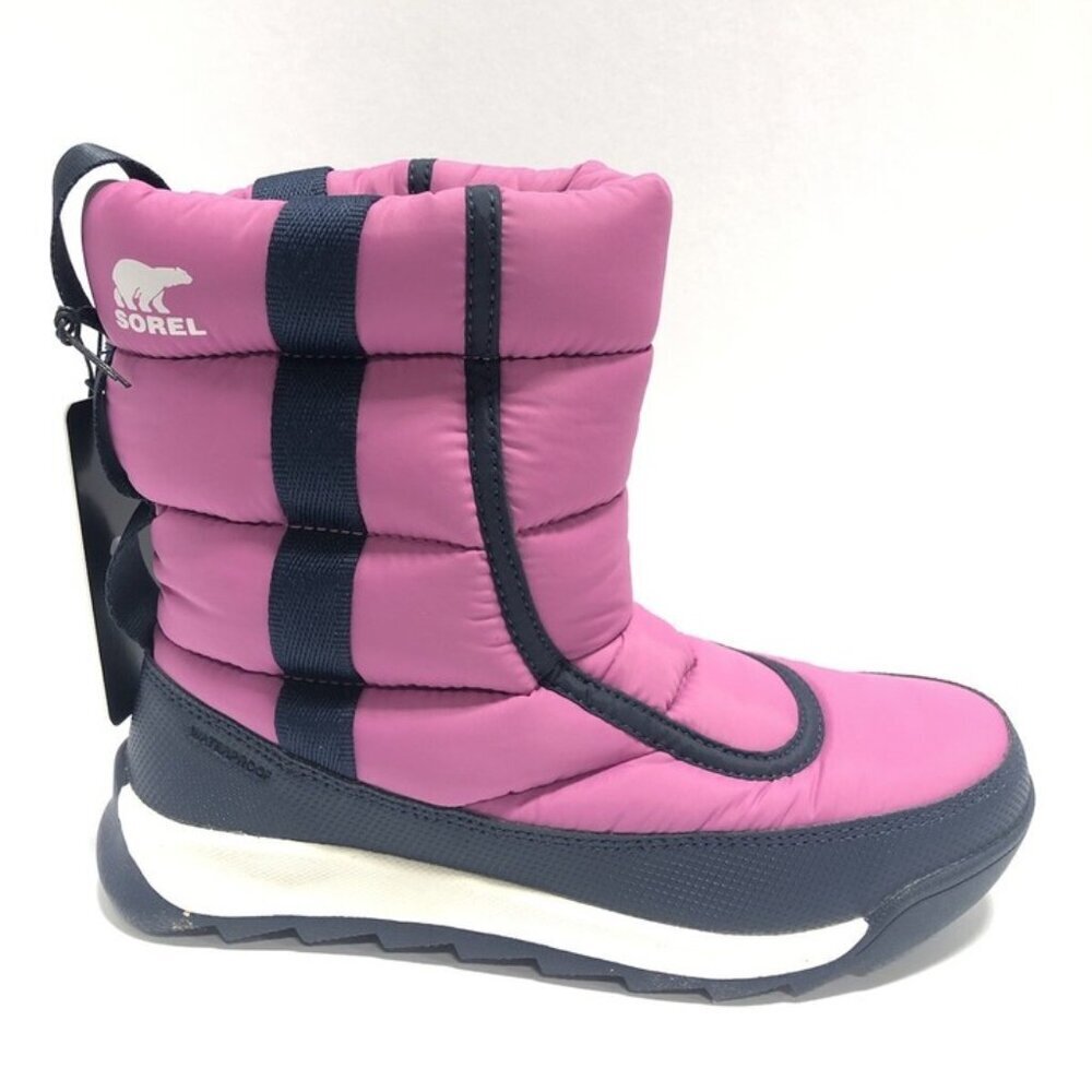 Sorel Youth Whitney II Puffy Mid Boots Pink, Girls’ Size 4 M